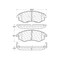 Centric Parts Ext Wear Brake Pad W/Hardware, 106.07001 106.07001 - alternate 3